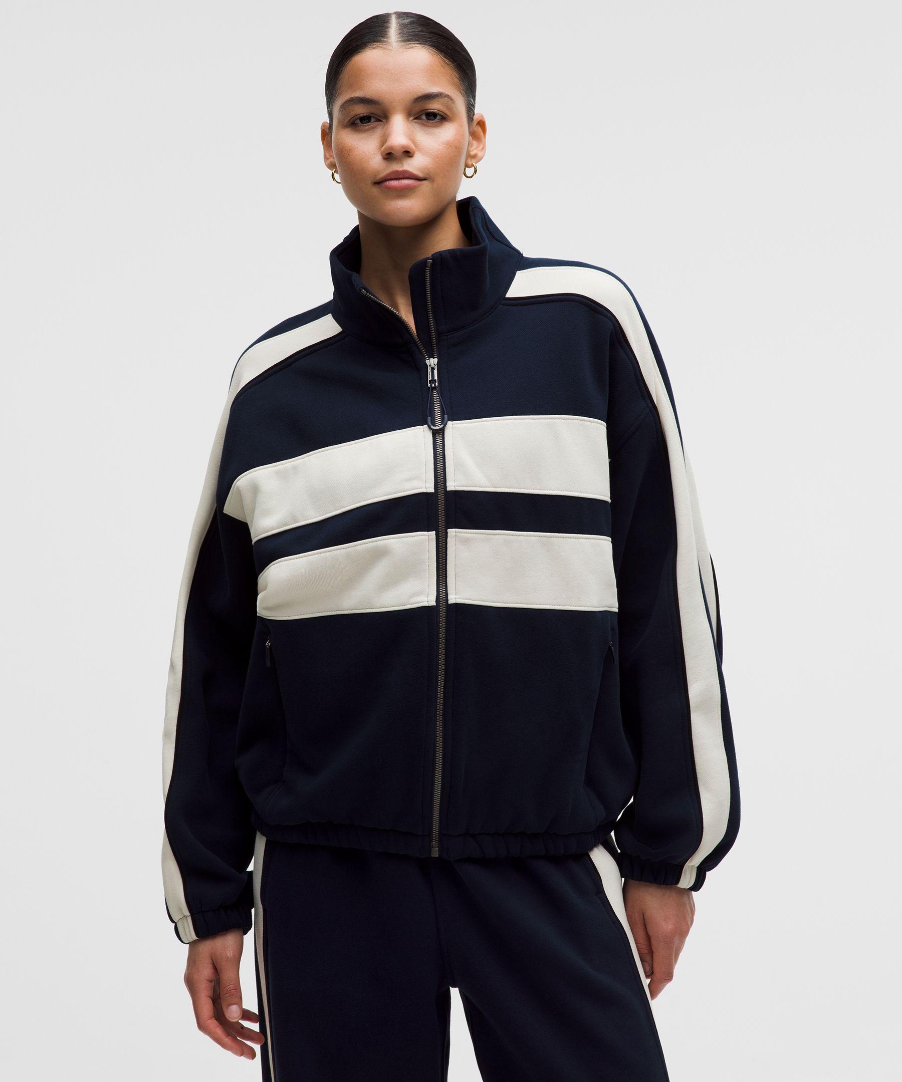 lululemon Steady State Oversized Funnel Full Zip in Blue | Lyst