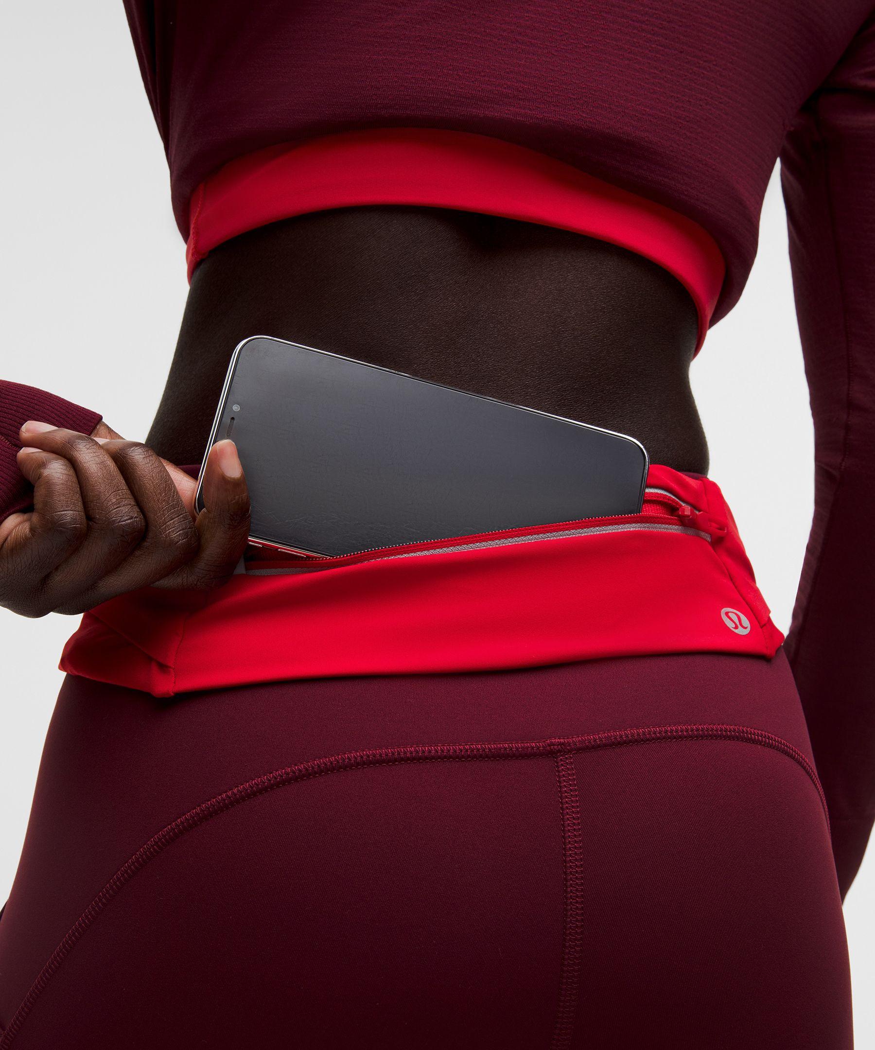 lululemon running Red Waist Belt lululemon Fast And Free Running Belt in Red | Lyst main image 4