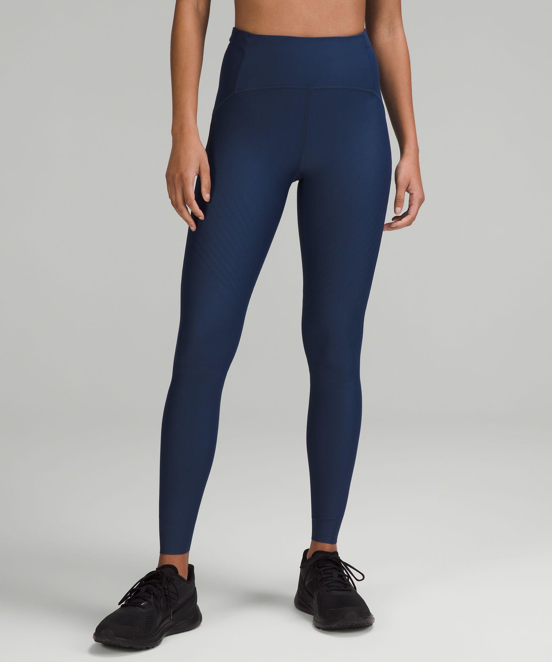 Sweaty Betty High Shine Legging In Navy Blue