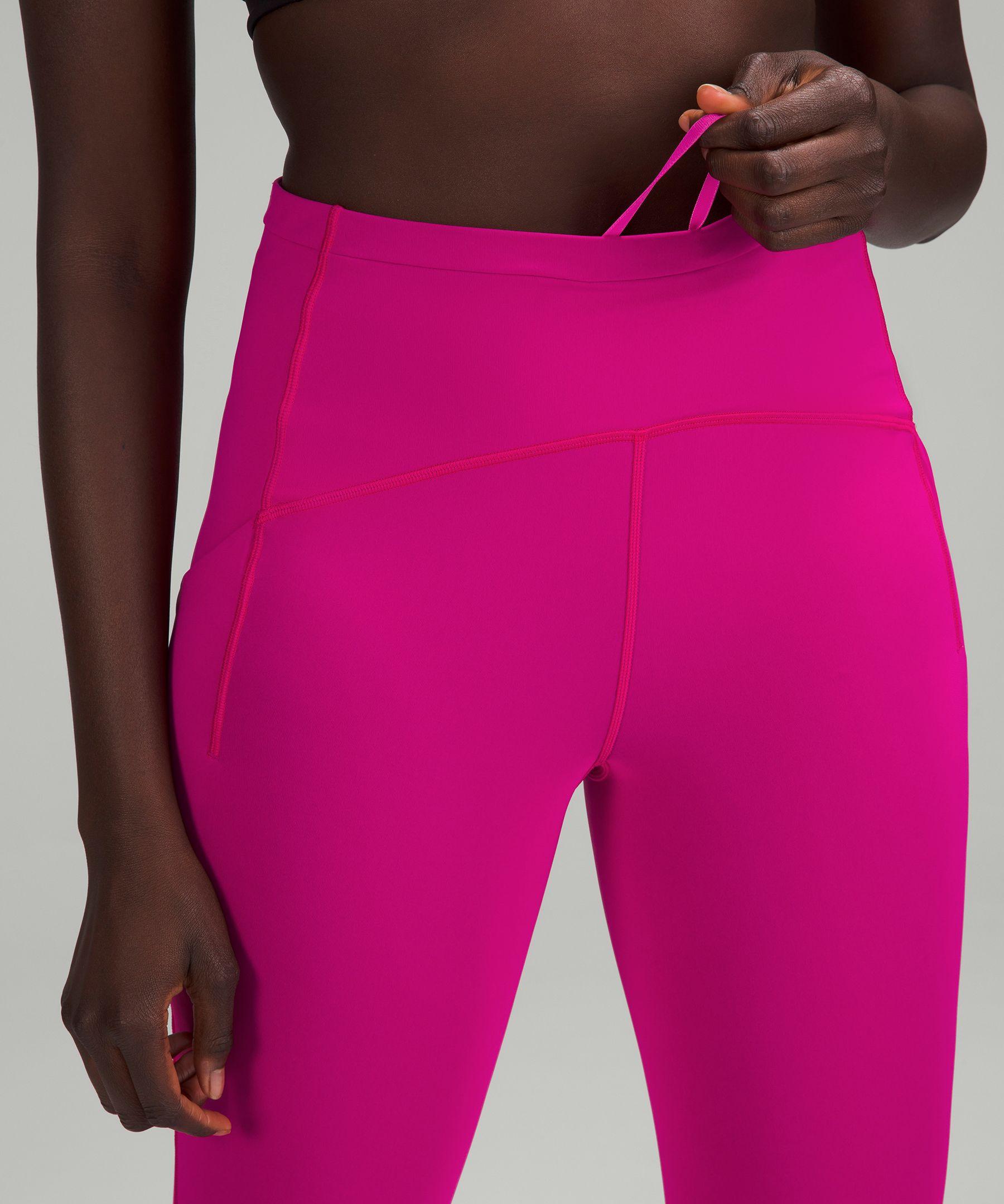 lululemon athletica Swift Speed High-rise Tight Leggings - 28 - Color Pink/neon  - Size 12