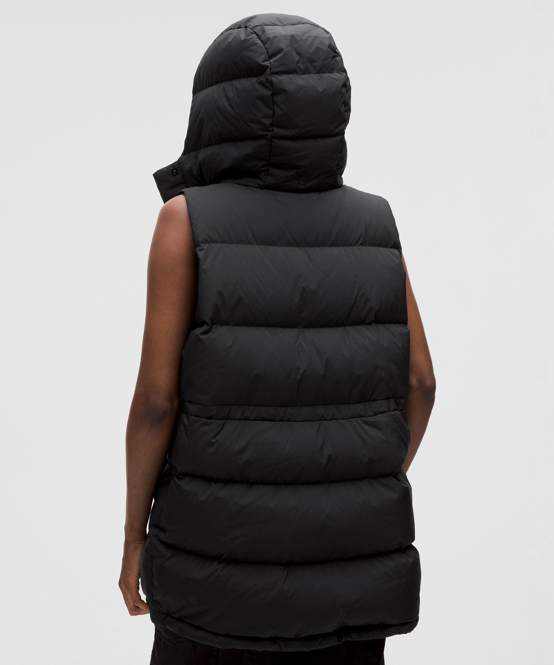 lululemon Wunder Puff 600-Down-Fill Mid-Length Vest in Black Lyst