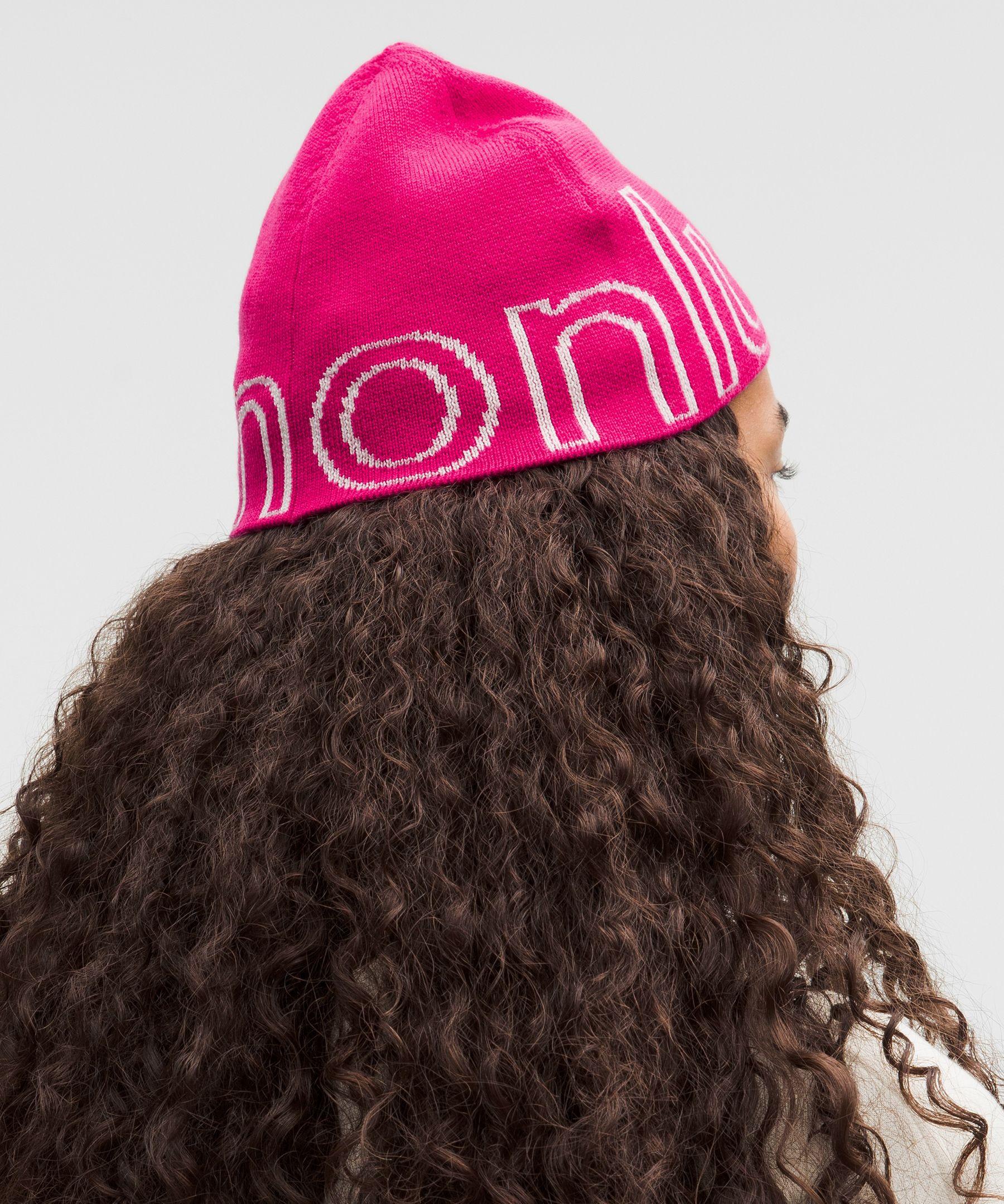 lululemon Wordmark Merino Wool Skull Beanie in Pink | Lyst