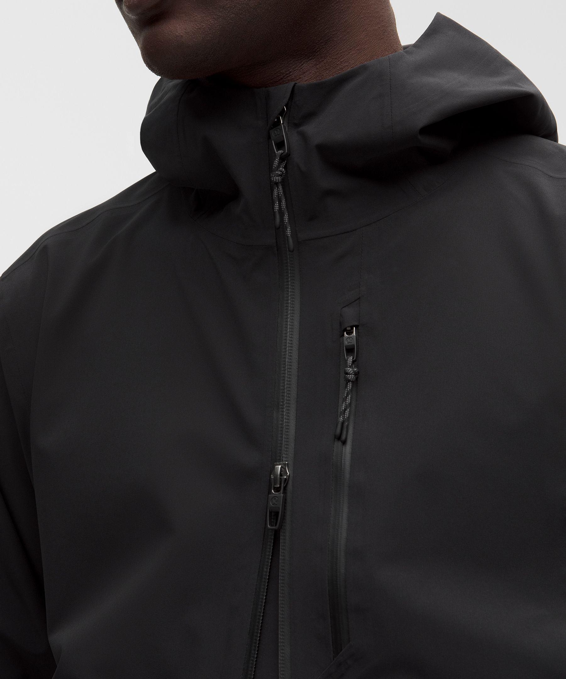 lululemon – City-To-Hike Waterproof Jacket – – Size Large in Black 