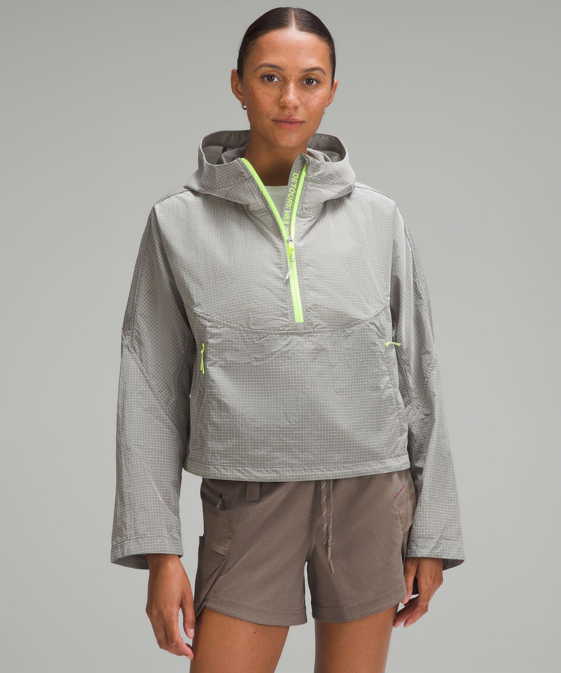 lululemon athletica Ripstop Half-zip Hiking Pullover in Gray