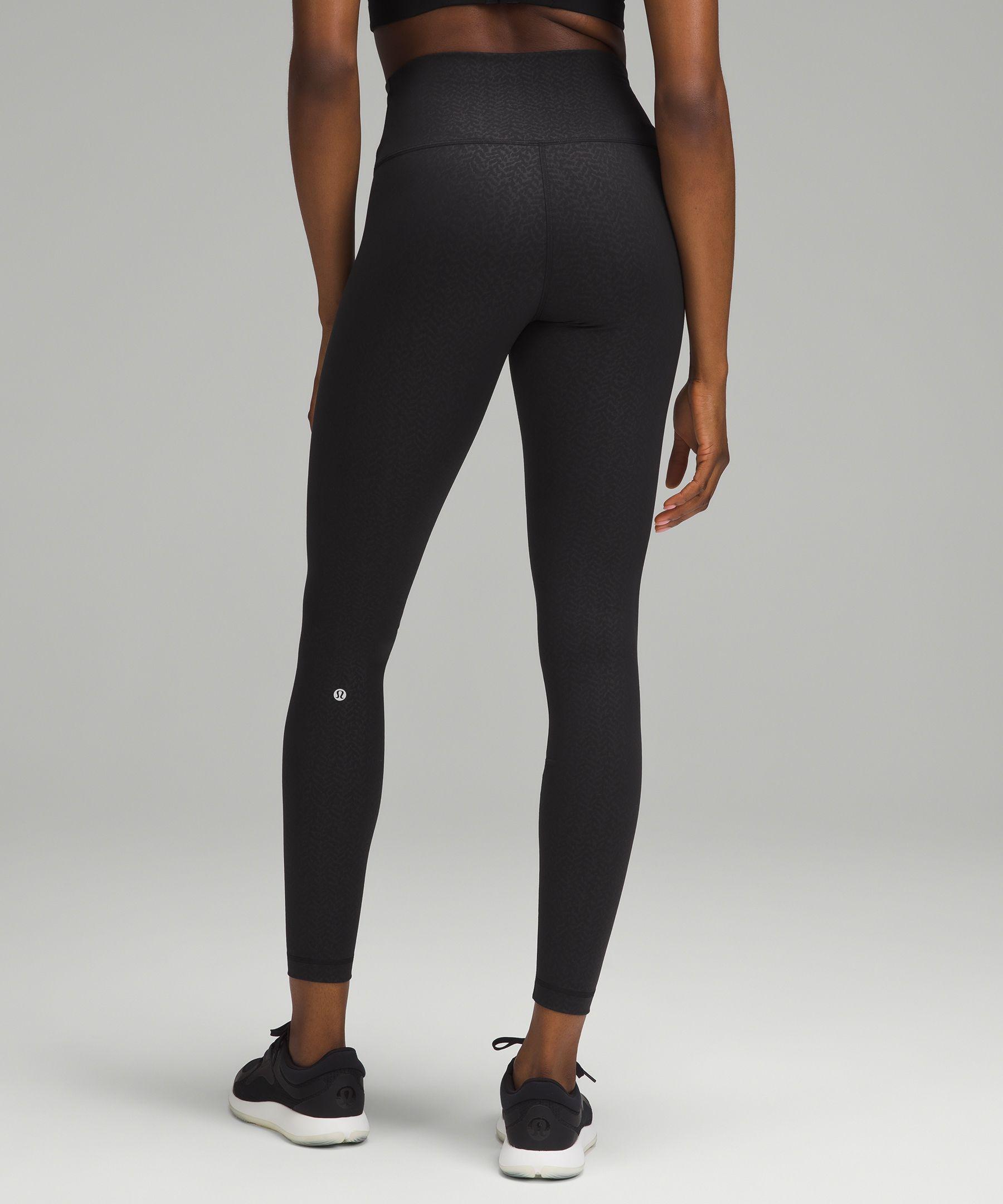 Lululemon Align Pant 28 High-Rise HR Diverge Emboss Black