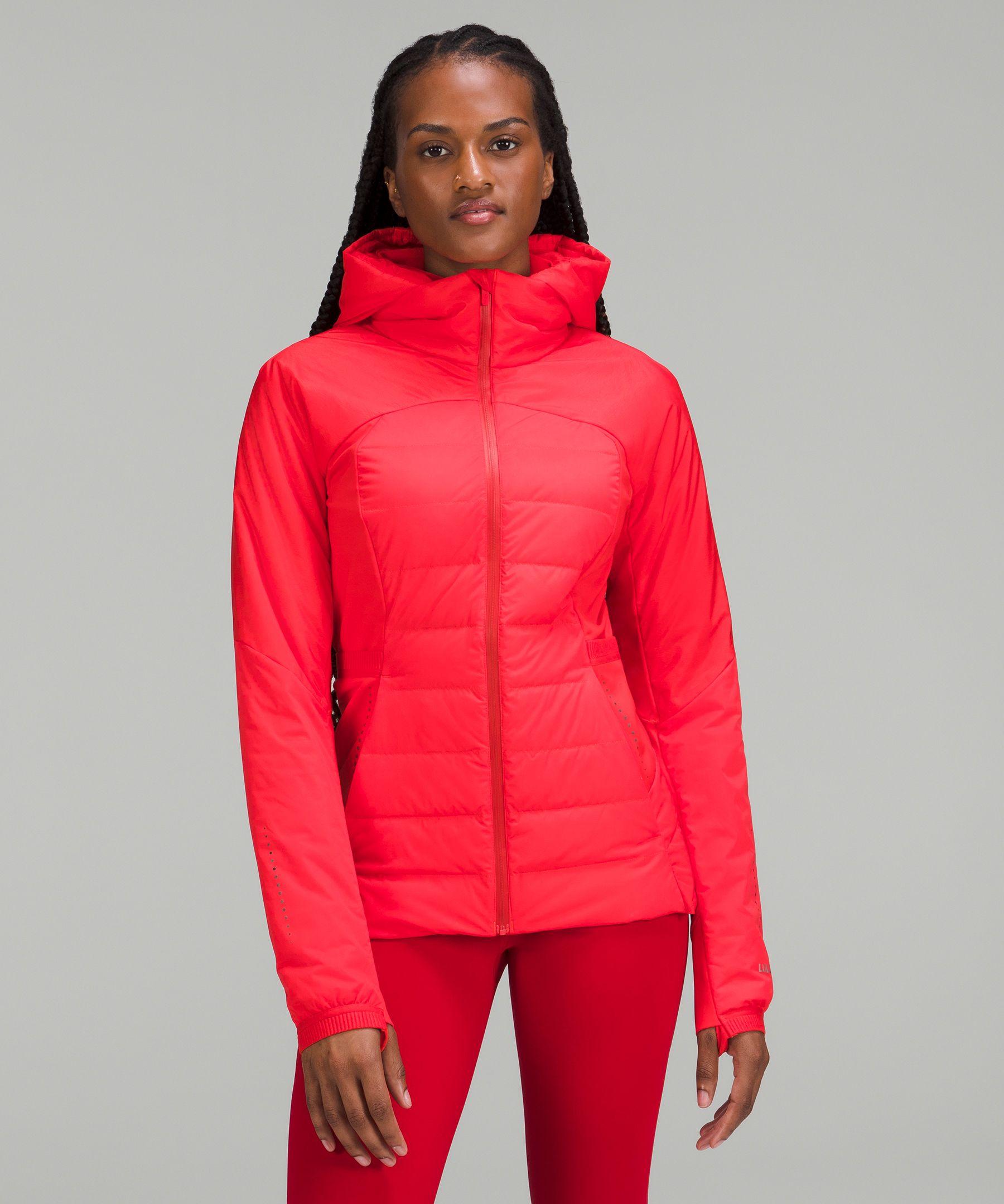 lululemon athletica Down For It All Jacket - Color Red/neon - Size