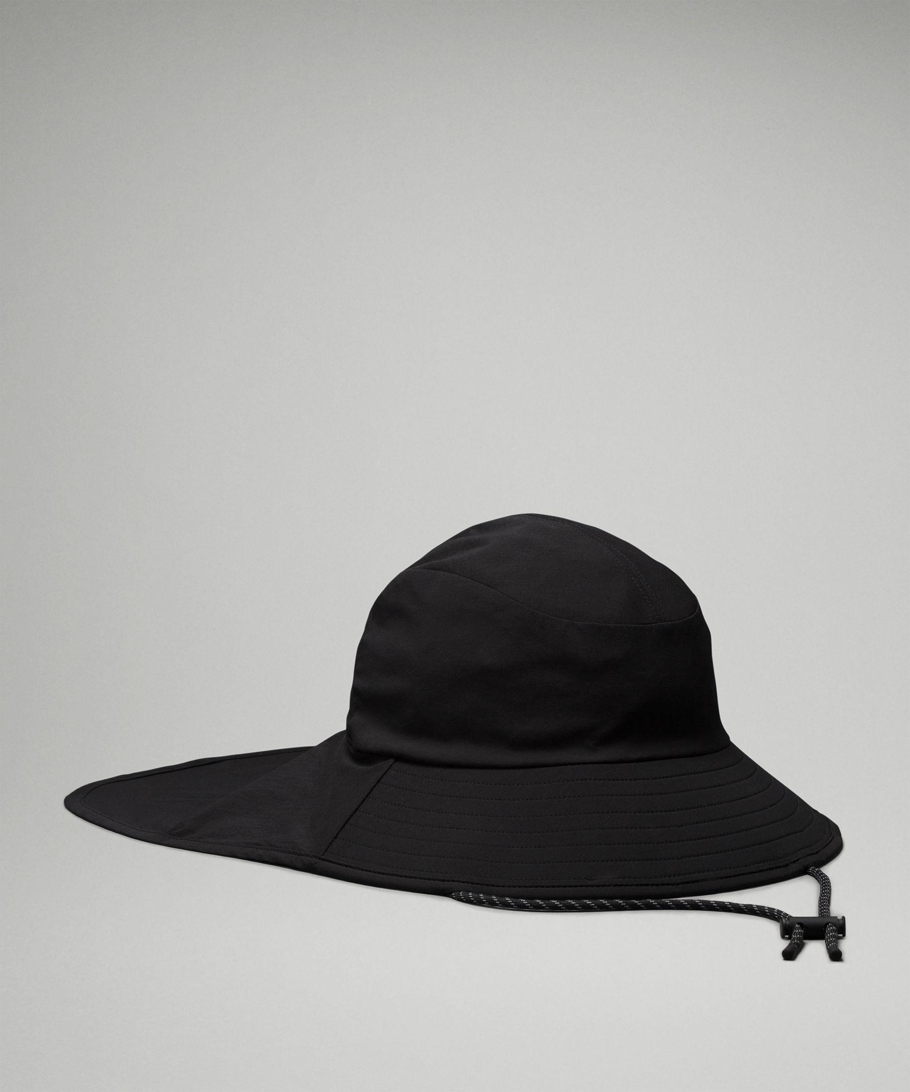 lululemon All Sport Wide-brim Hat - Color Black - Size M/l 