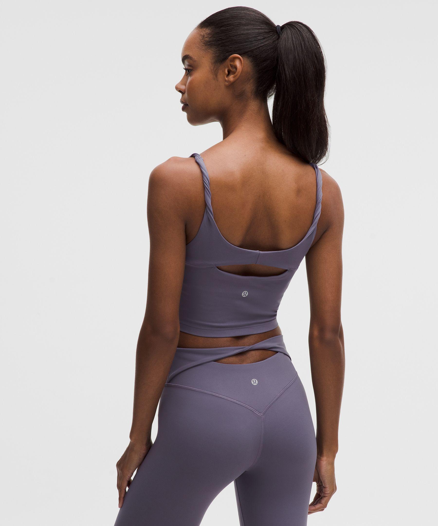 lululemon Align Twist-Strap Cropped Tank Top in Blue | Lyst