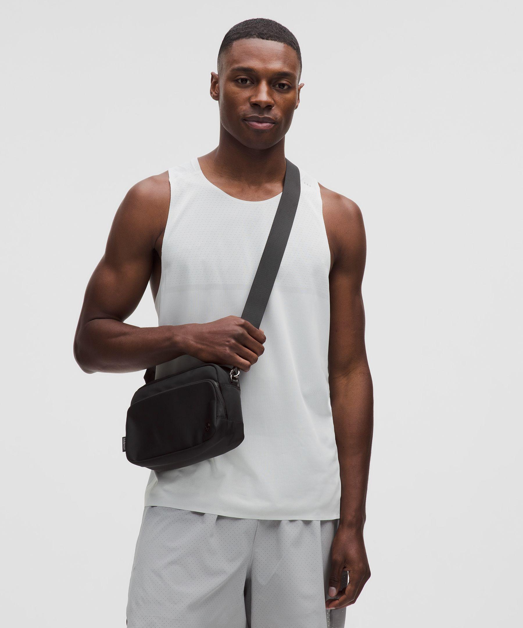 lululemon men sling bag Athletica Everywhere Belt 1L (Asphalt Grey) : Sports & Outdoors lululemon Commuter Sling Bag 3.5L