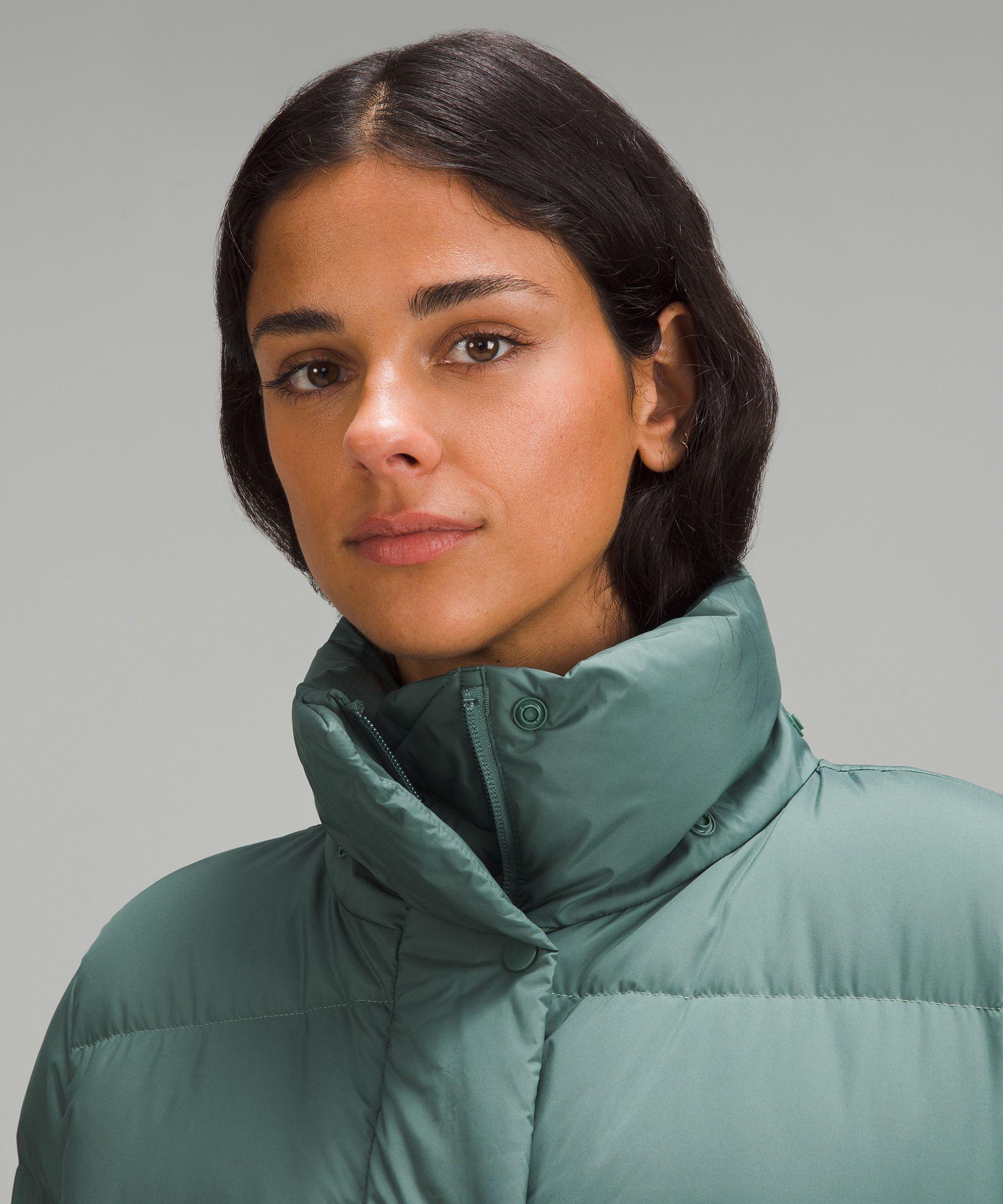 lululemon athletica Wunder Puff Long Jacket in Green