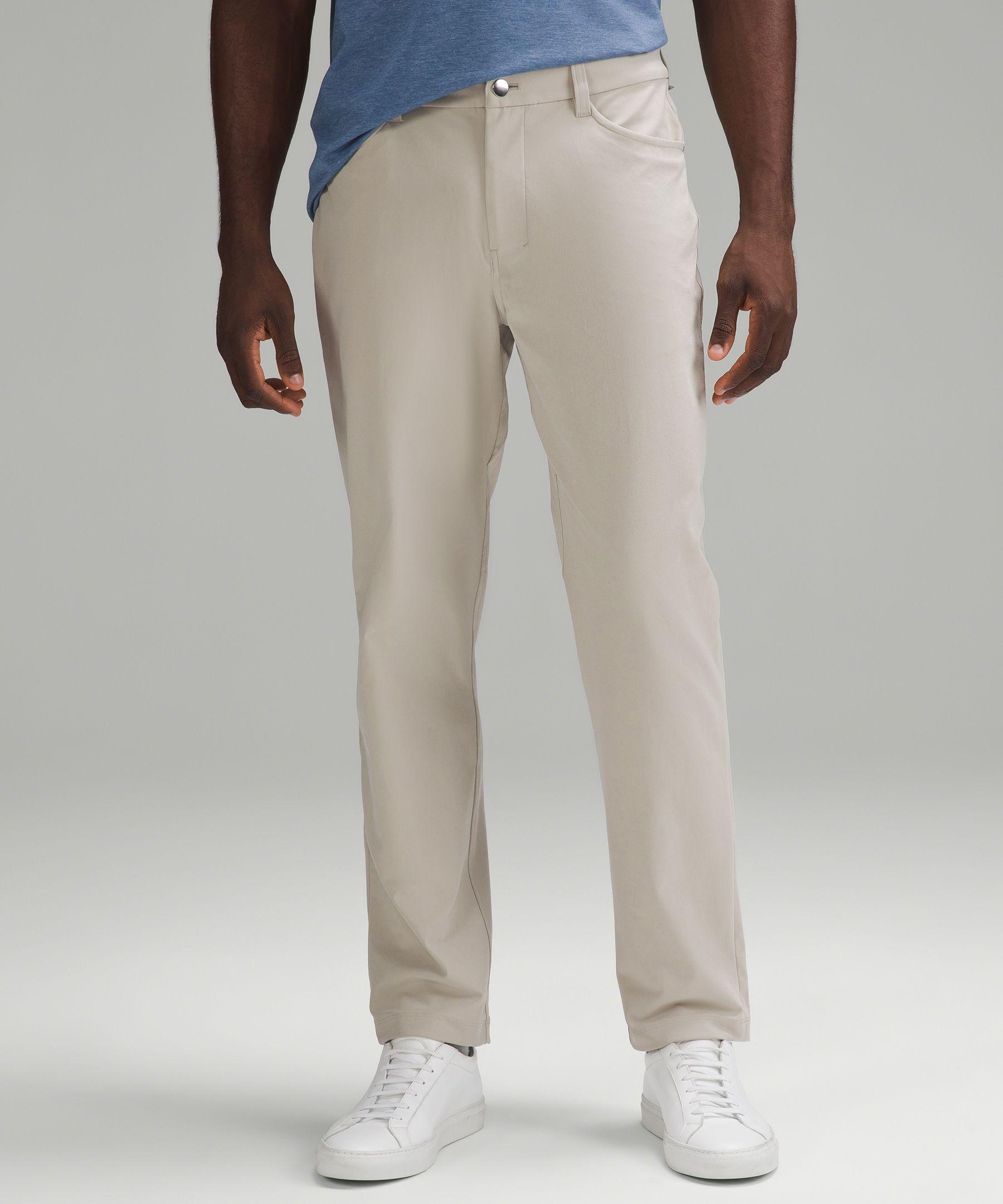 lululemon athletica Abc Classic-fit 5 Pocket Trousers 32l Warpstreme -  Color Khaki - Size 28 for Men