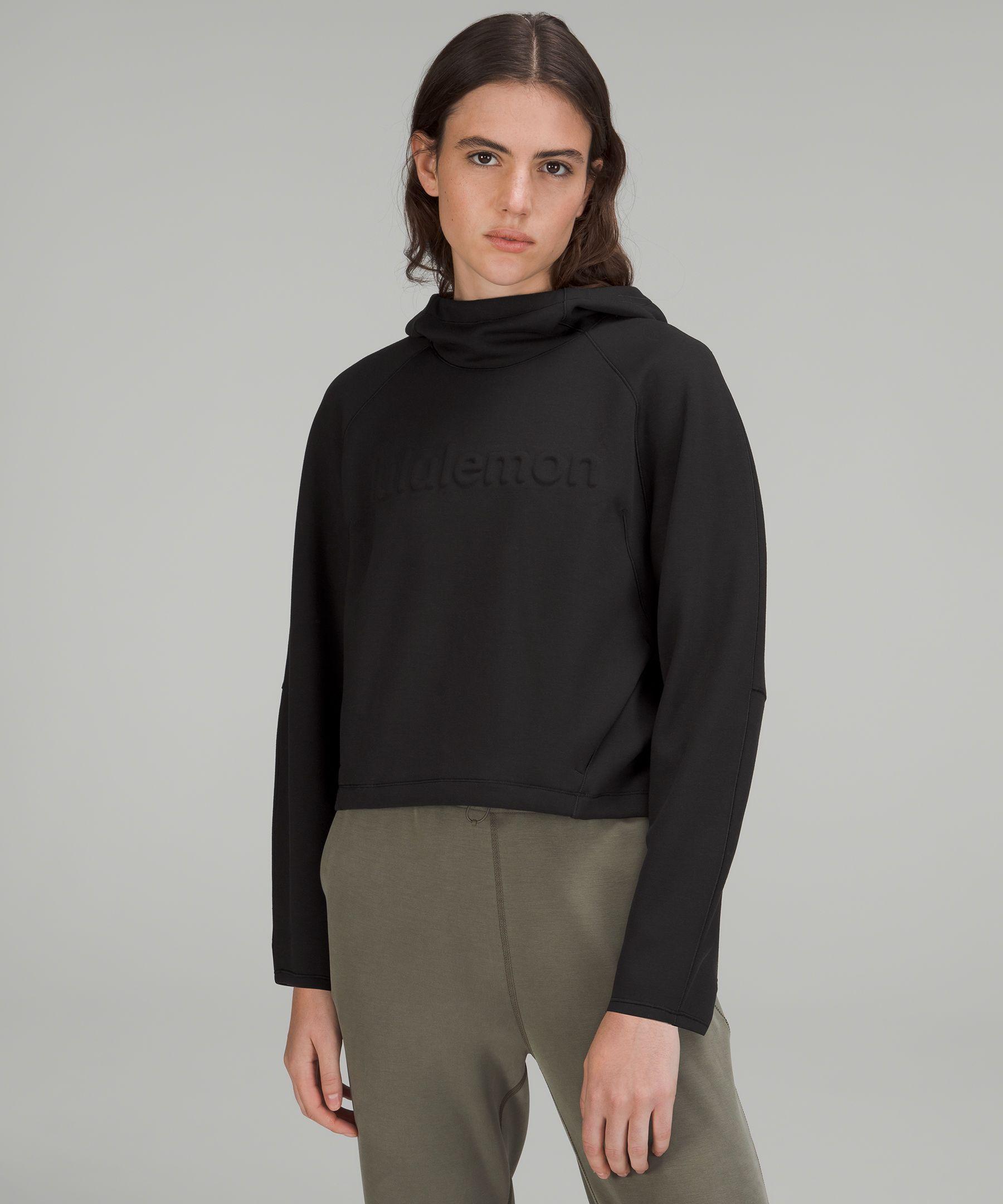 lululemon athletica Airwrap Hoodie Emboss Wordmark in Black | Lyst UK