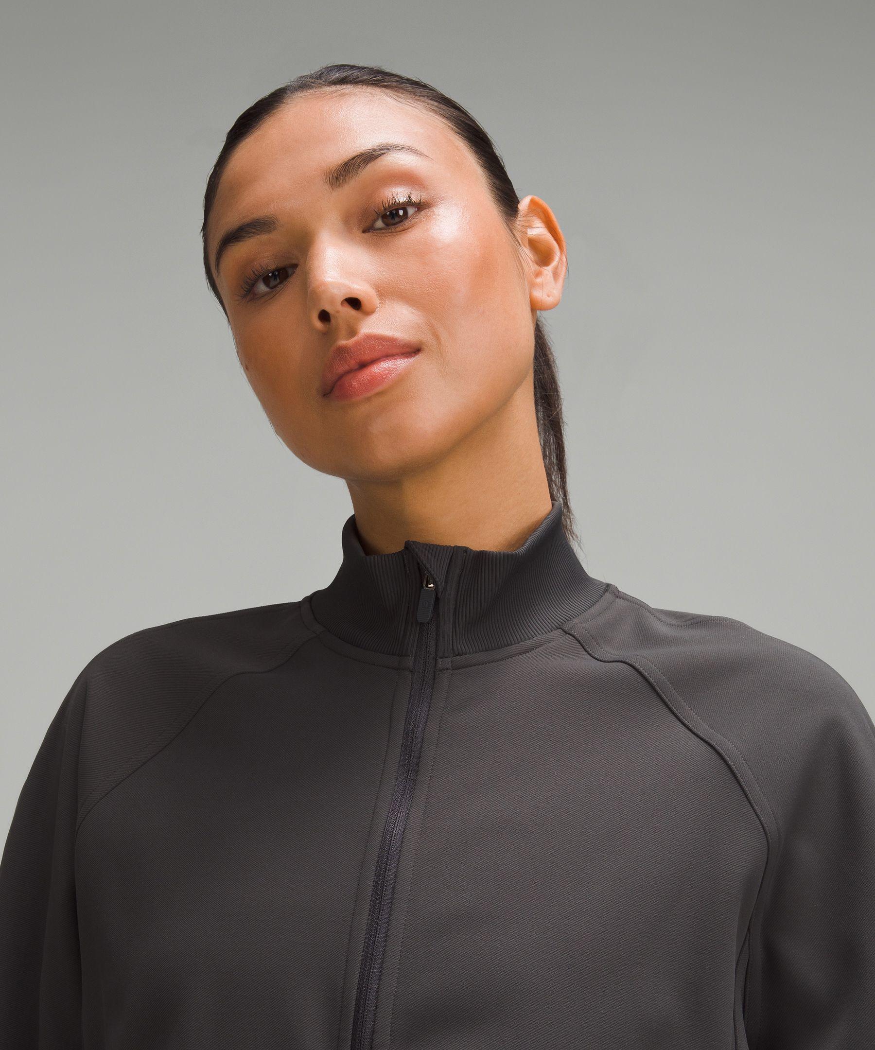 lululemon athletica Wunder Train Track Jacket Twill in Gray Lyst