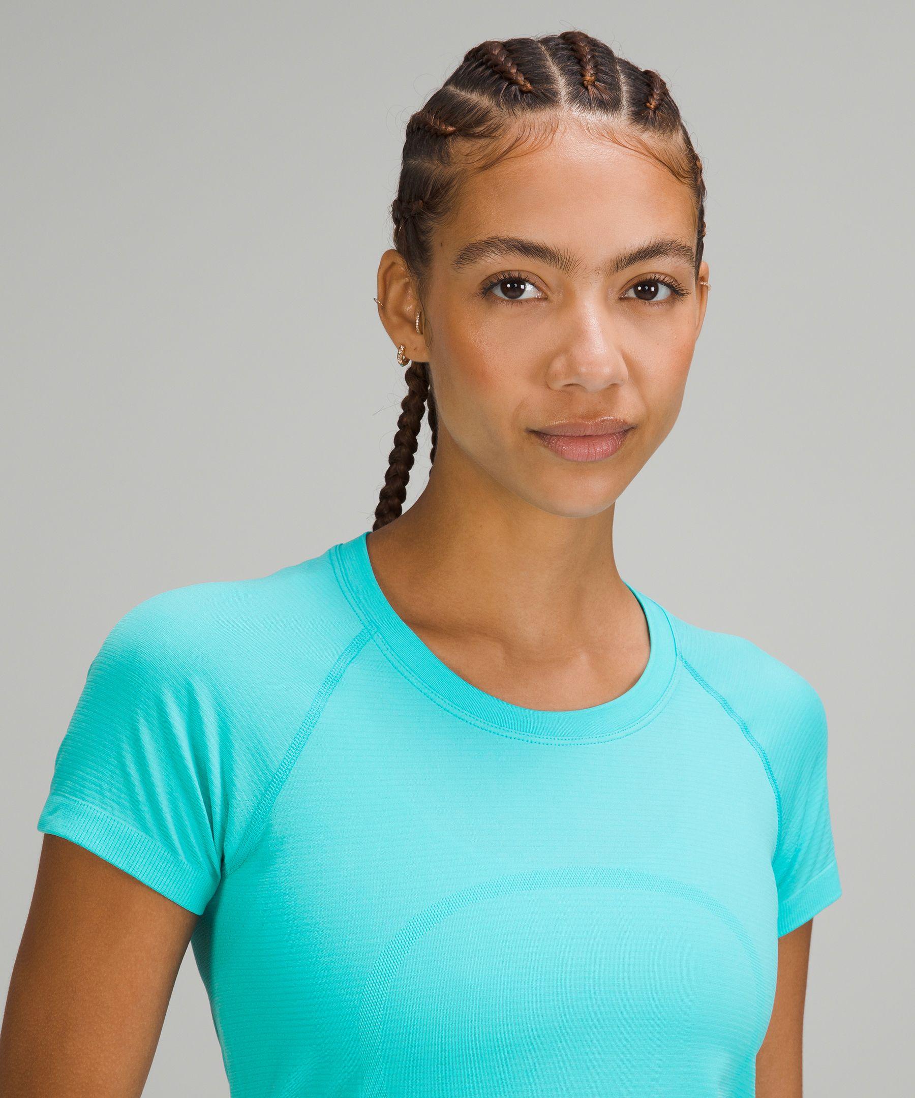 ヨガ lululemon - lululemon swiftly tech short sleeve Lululemon athletica Swiftly Tech Cropped Short-Sleeve Shirt