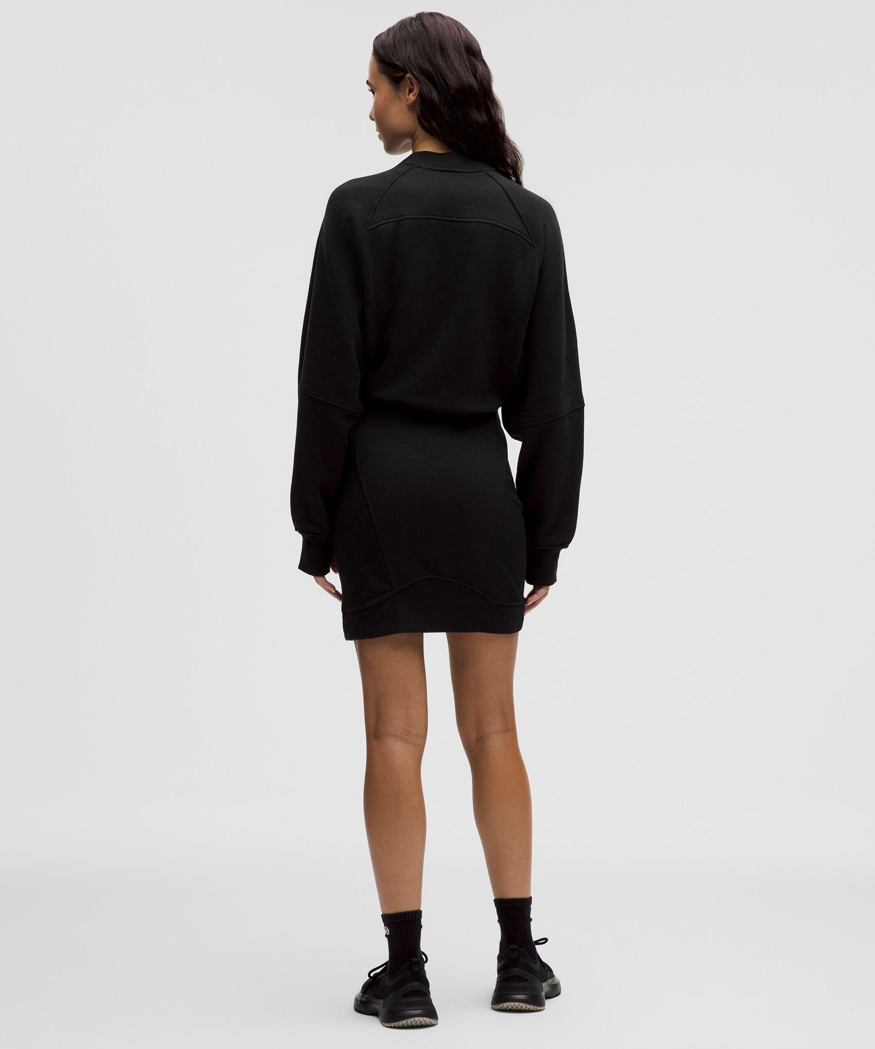 lululemon long sleeve dress Lululemon Ribbed Long-Sleeve Dress - Medium Forest