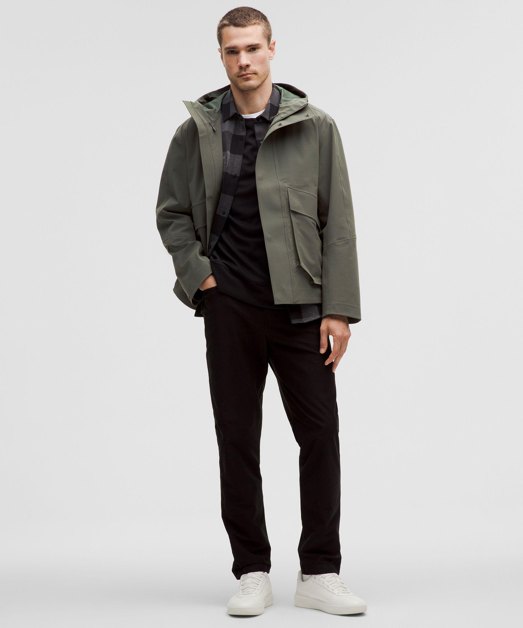 lululemon Waterproof Utility Rain Jacket in Gray for Men | Lyst