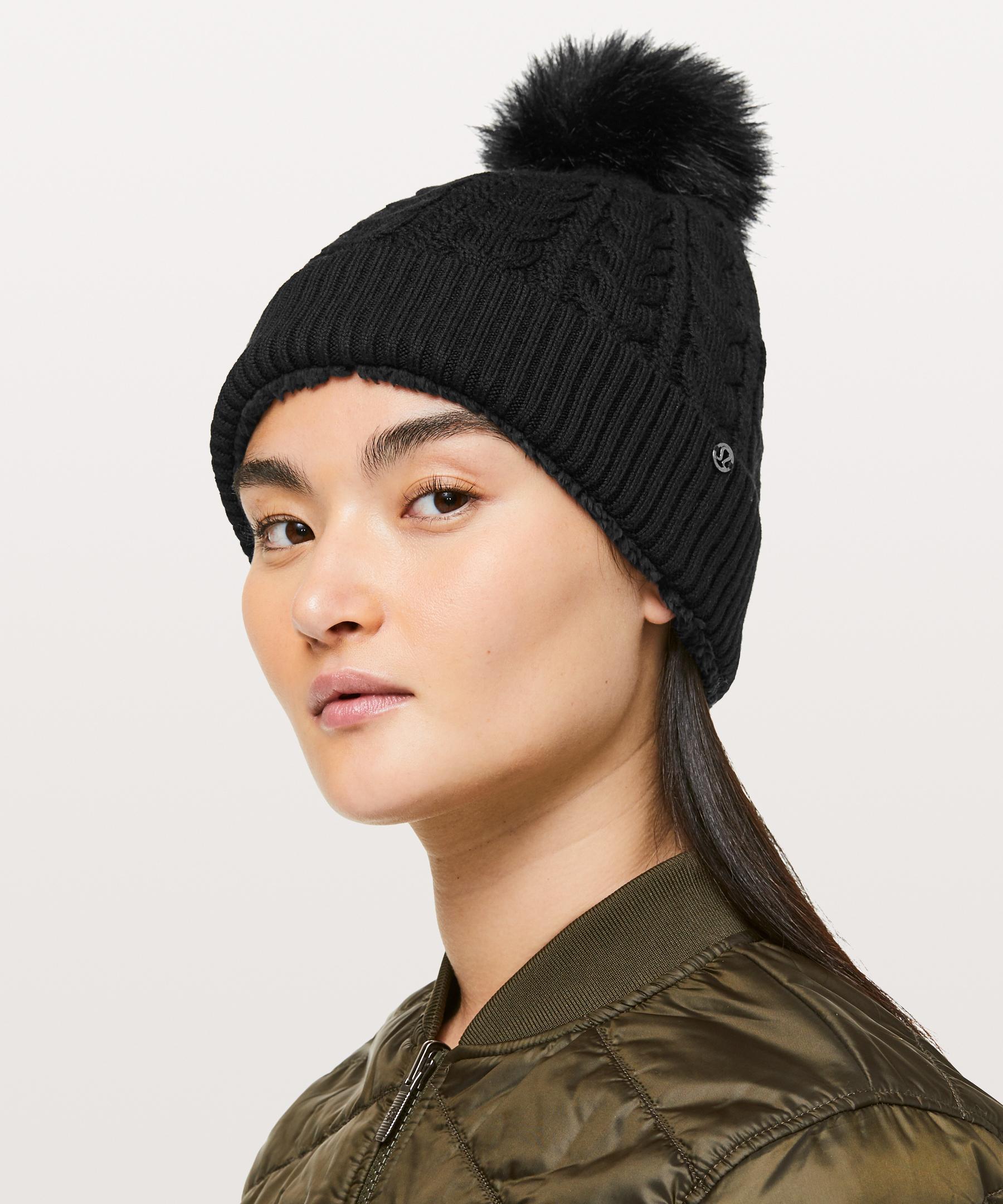 lululemon pom pom hat