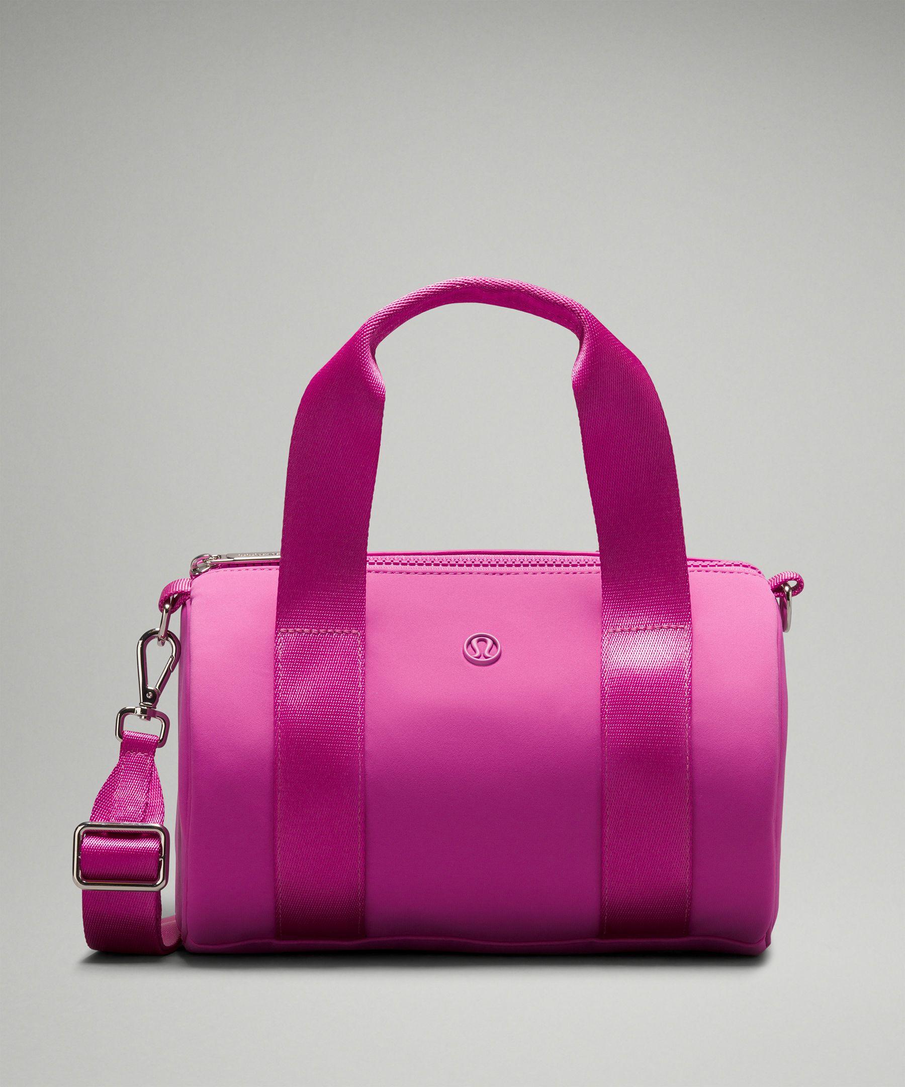 lululemon Knit Nylon Mini Barrel Duffle Bag 5L in Pink | Lyst