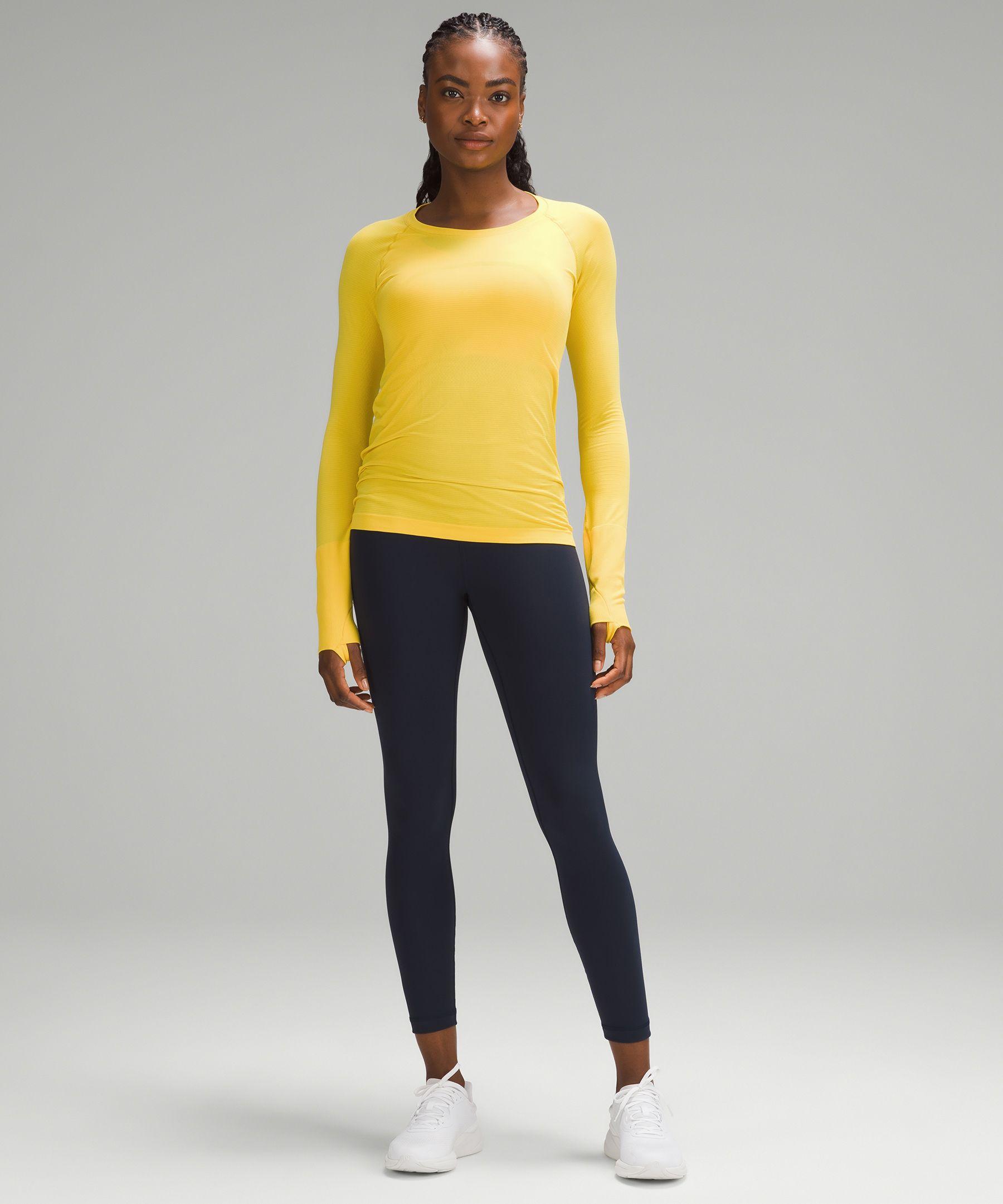 mustard yellow long sleeve shirt
