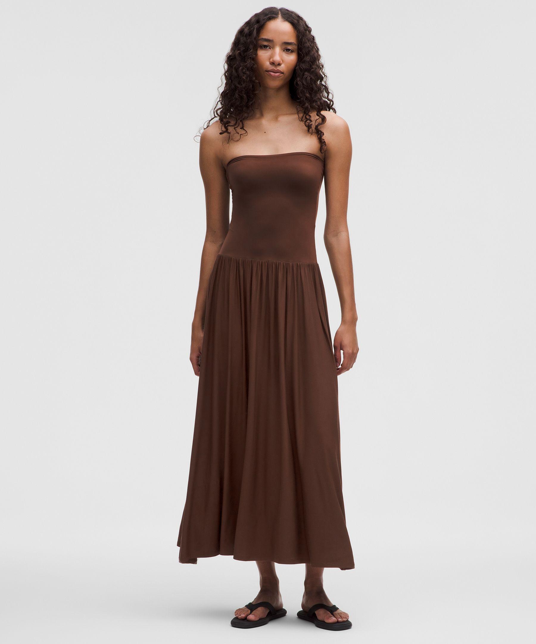 lululemon 2-In-1 Maxi Dress in Brown | Lyst lululemon 2-In-1 Maxi Dress in Brown | Lyst