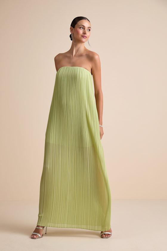 rachel gilbert green dress Roseate Strapless Maxi Dress in Mint Green – Elliatt