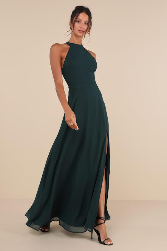 Green Dress Lulus Off The Shoulder Mermaid Gown Emerald Green Mermaid Prom  Dress: Sexy Jewel Neck