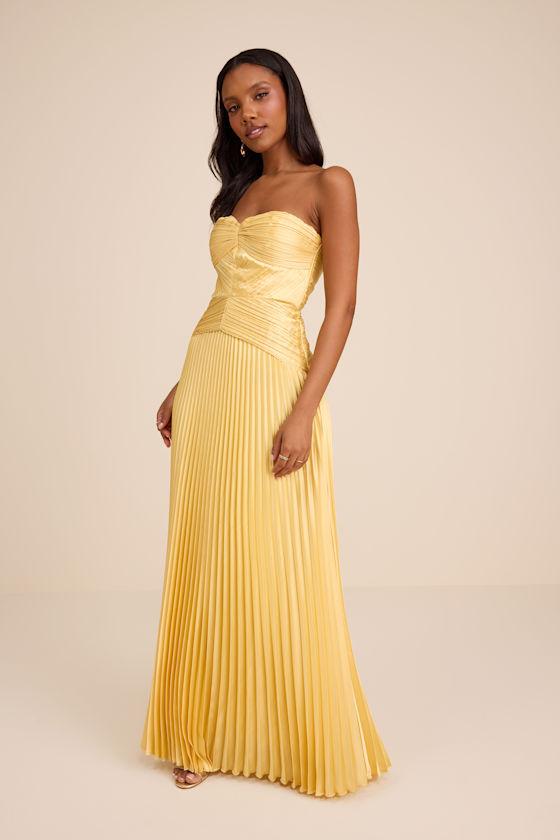 lulus yellow maxi dress Soaking up Sun :: Lulus Yellow Wrap Maxi at East Beach