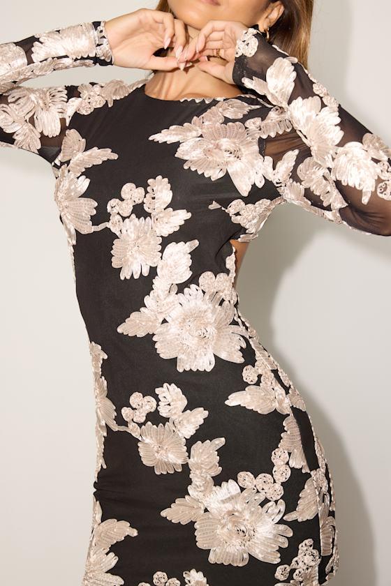lulus long sleeve floral dress NWT Women's Lulus Brand Long Sleeve Floral