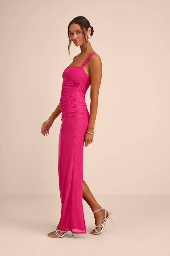 Designer Pink Mesh Slip Dresses for Women - Up to 69% off | Lyst