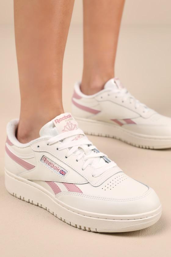 Pink Reebok Revenge Pack Pink Reebok Club C Double Revenge Shoes - Main Image