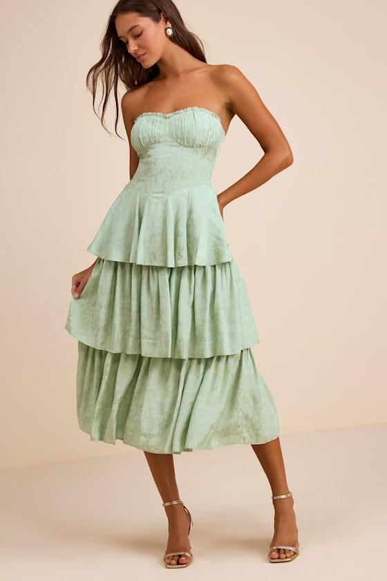 slim fit dress slacks Amdra Maxi Dress in Sage