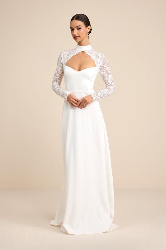 sachin and babi light blue dress LULUS Sweetest Beloved White Mesh Embroidered