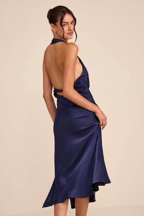 Designer Navy Blue Backless Dress for Women - Up to 49% off | Lyst Designer Navy Blue Backless Dress for Women - Up to 49% off | Lyst