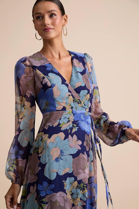lulus long sleeve wrap dress My Whole Heart Emerald Green Long Sleeve Wrap Dress
