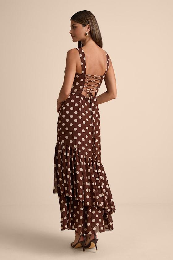 lulus red polka dot dress Minnie Midi Hang Or Line Dry Lulus Polka Dot Dresses for