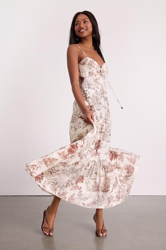 lulus cream maxi dress Cream Gown - Maxi Dress - Sleeveless Maxi Dress - Cream Dress