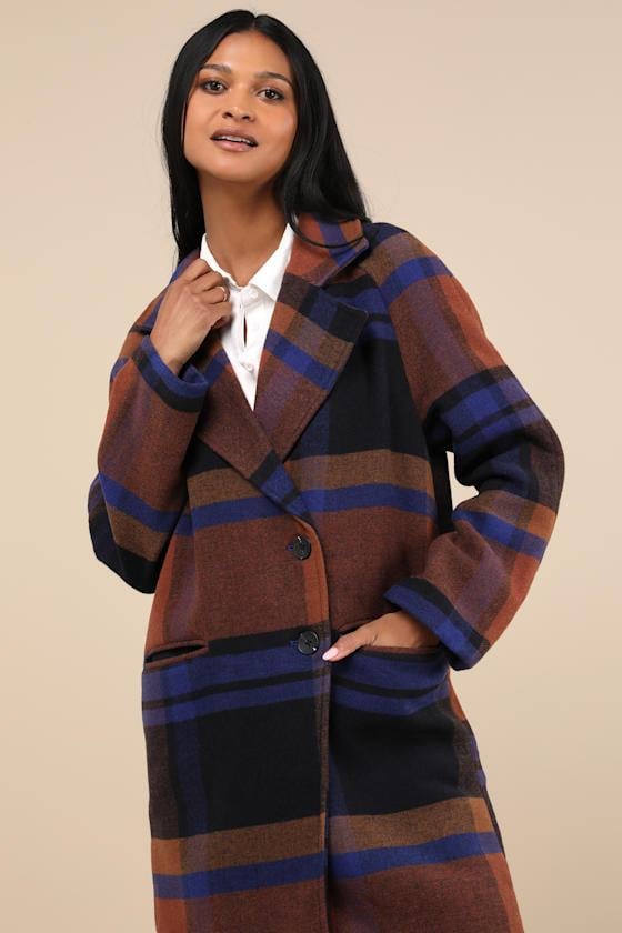 Plaid Coats for Women Up to 75 off Lyst UK