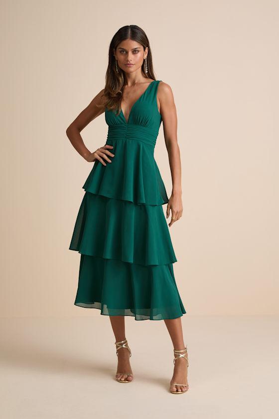 slim fit dress slacks Sleeveless Sweater Dress- Emerald Green Large