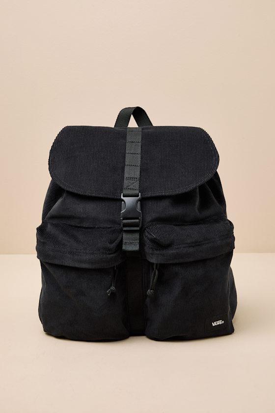 Vans Scatter Corduroy Backpack in Black Lyst UK