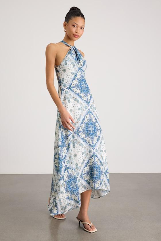 Designer Blue Halter Cut Out Dresses for Women - Up to 75% off | Lyst Designer Blue Halter Cut Out Dresses for Women - Up to 75% off | Lyst