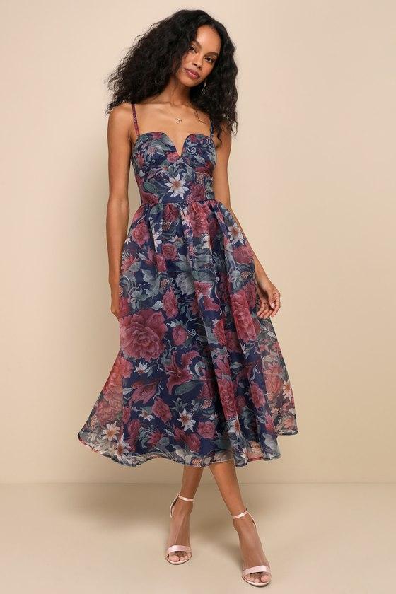 knee length dresses for ladies Juliet Midi Dress | Horizon