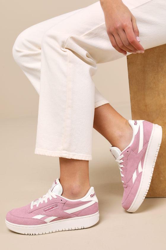 Reebok Club C Double Revenge Suede Leather Sneakers in Pink Lyst UK