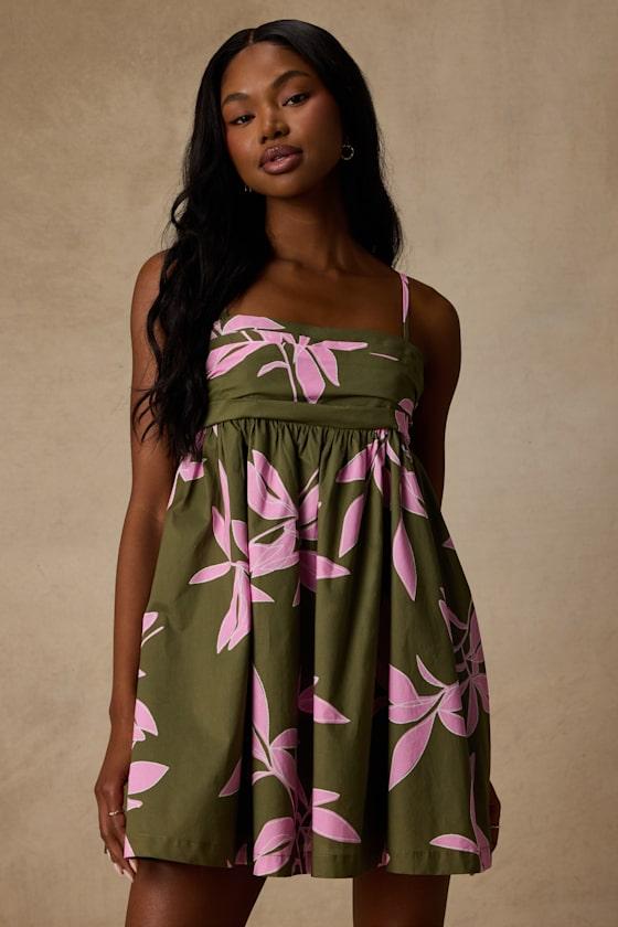 lulus dresses mini Lulus Floral Sequin Strapless Bodycon Mini Dress