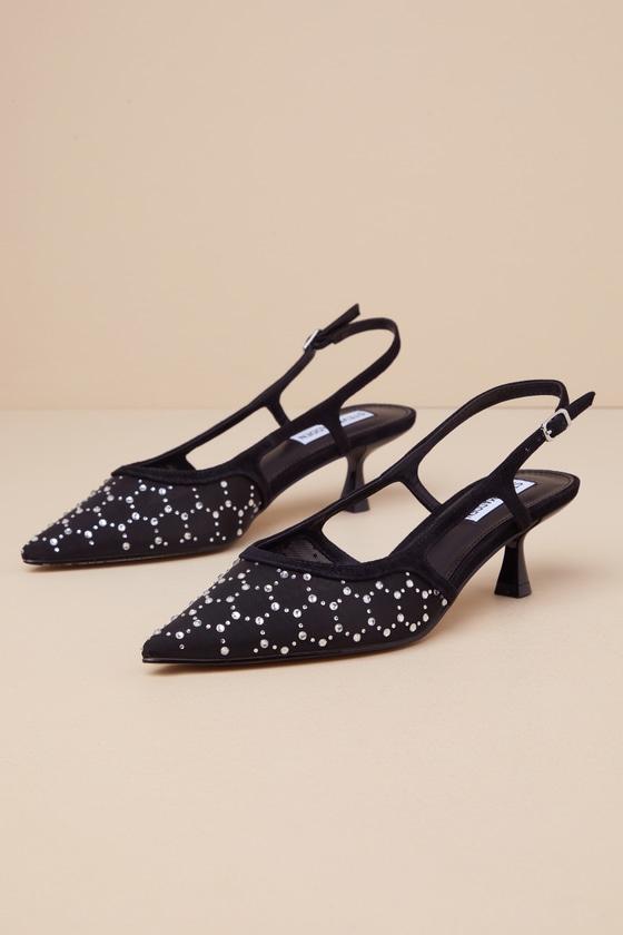 Rhinestone slingback shoes sales
