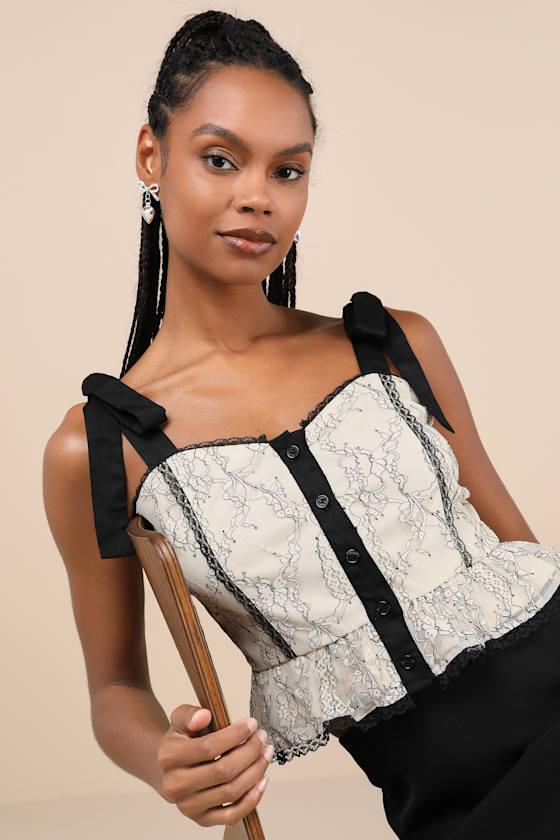 Shoulder tie top hotsell