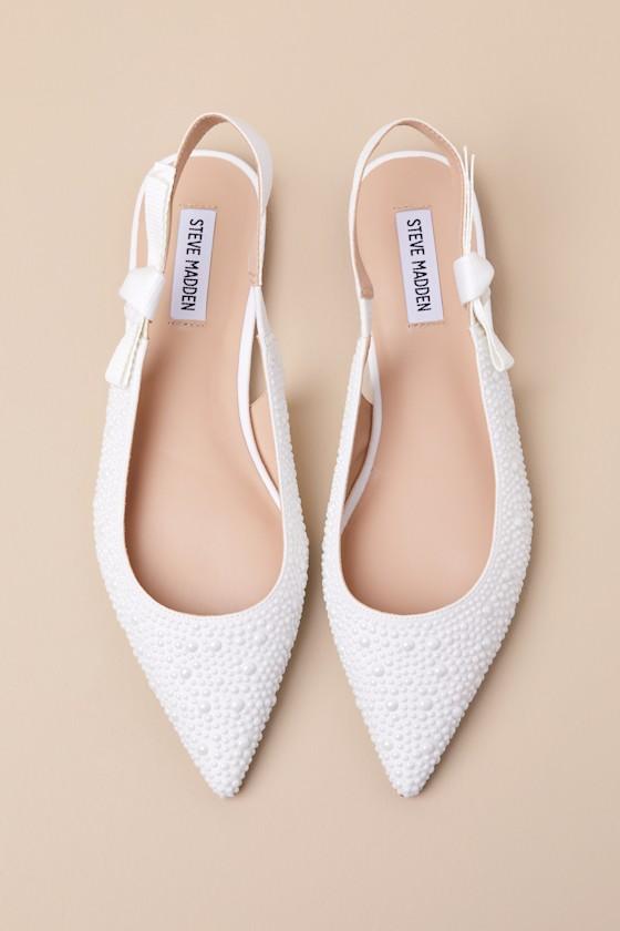 【レディース】Steve Madden Olsen Slingback サンダル Shop Black Womens Steve Madden Olsen Slingback Flats – Shoebacca