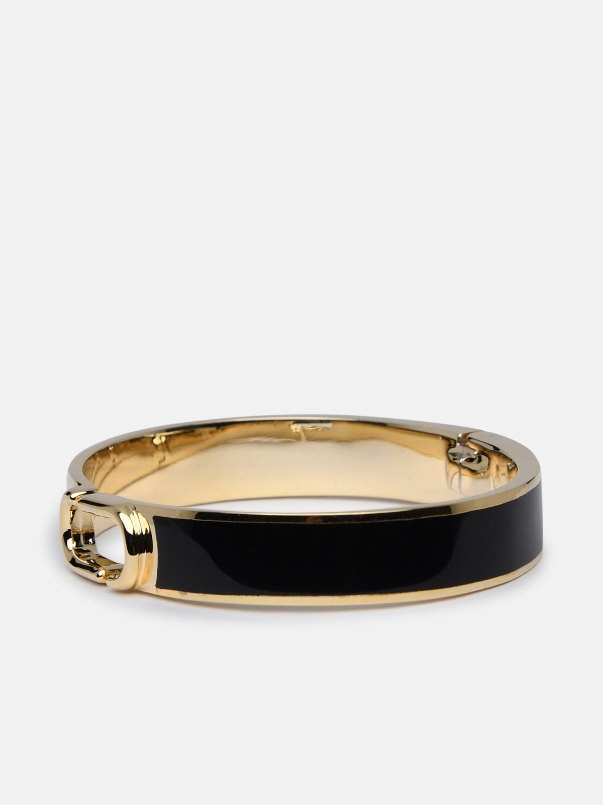 Marc Jacobs Hinge Bracelet In Gold-plated Brass in Orange | Lyst
