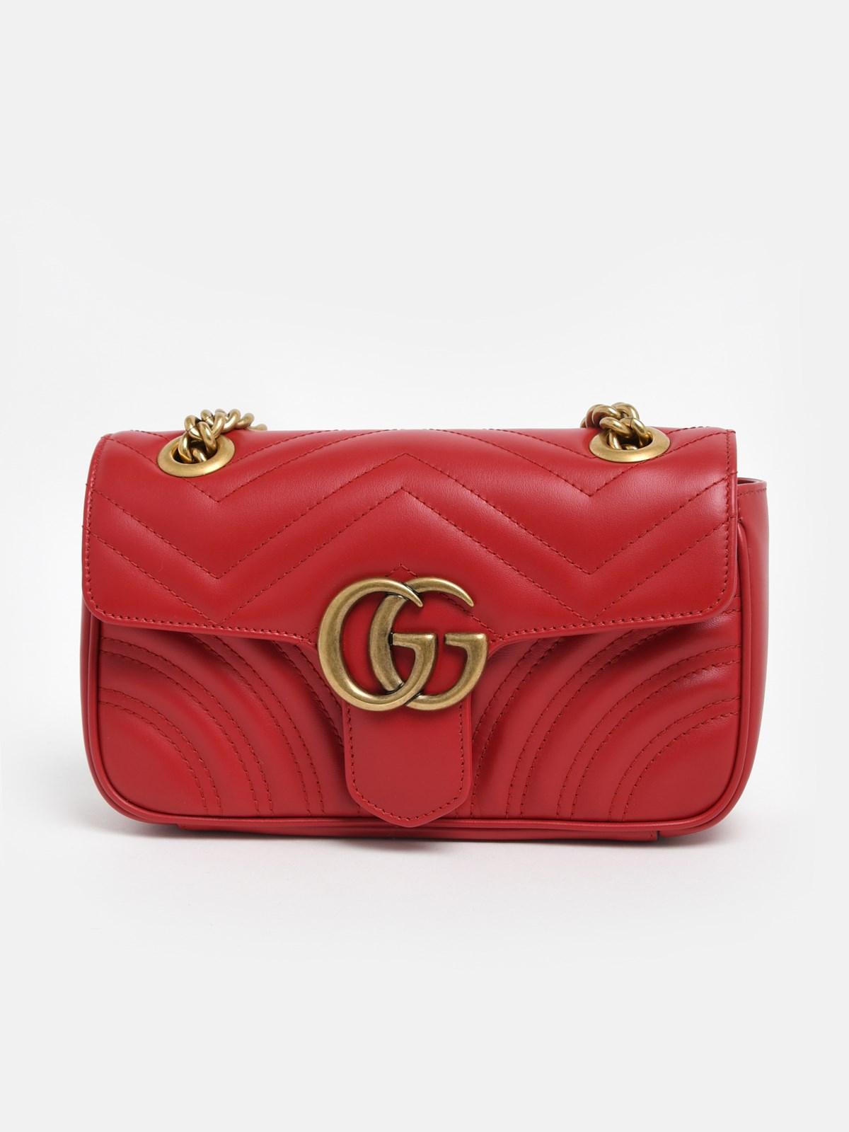 gucci marmont bag red