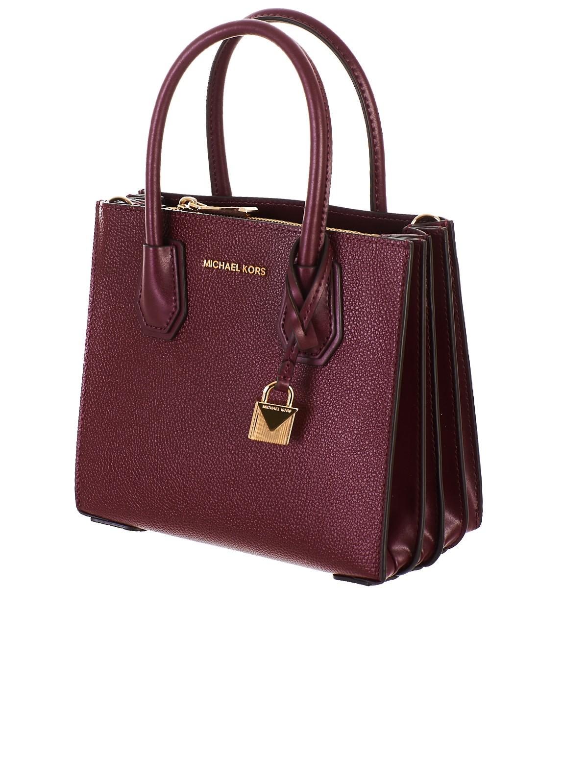MICHAEL Michael Kors Burgundy Mercer Bag in Purple Lyst