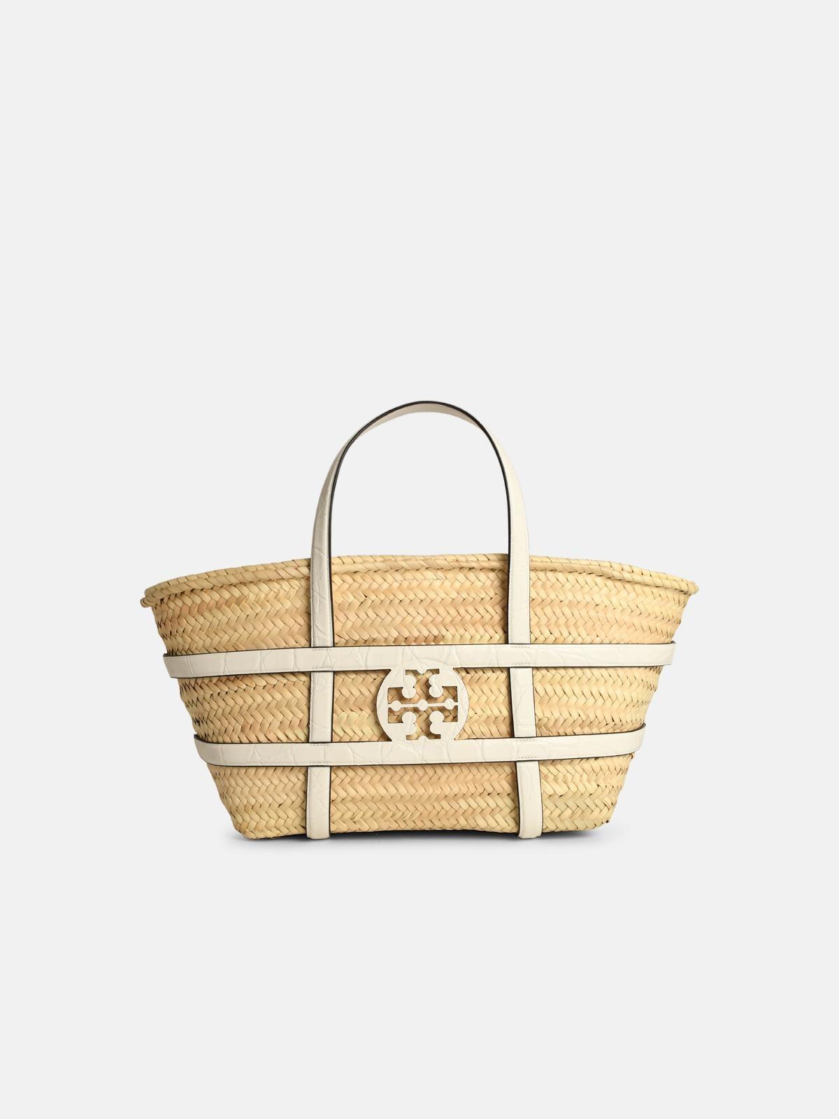 【Tory Burch】Ella Straw Basket Tote ◆国内発送◆ Ella Straw Basket Tote: Women's Designer Tote Bags | Tory Burch